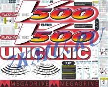 Комплект наклеек для манипулятора Unic URV500